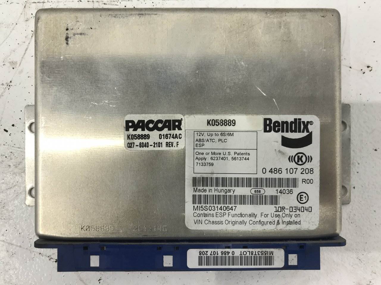 2015 Peterbilt 579 ABS Control Module For Sale Kansas City, MO