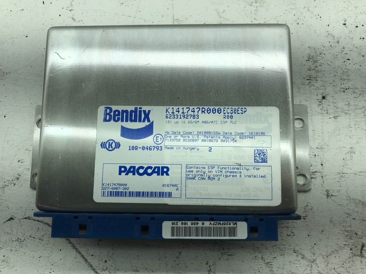 2020 Peterbilt 579 ABS Control Module For Sale Kansas City, MO