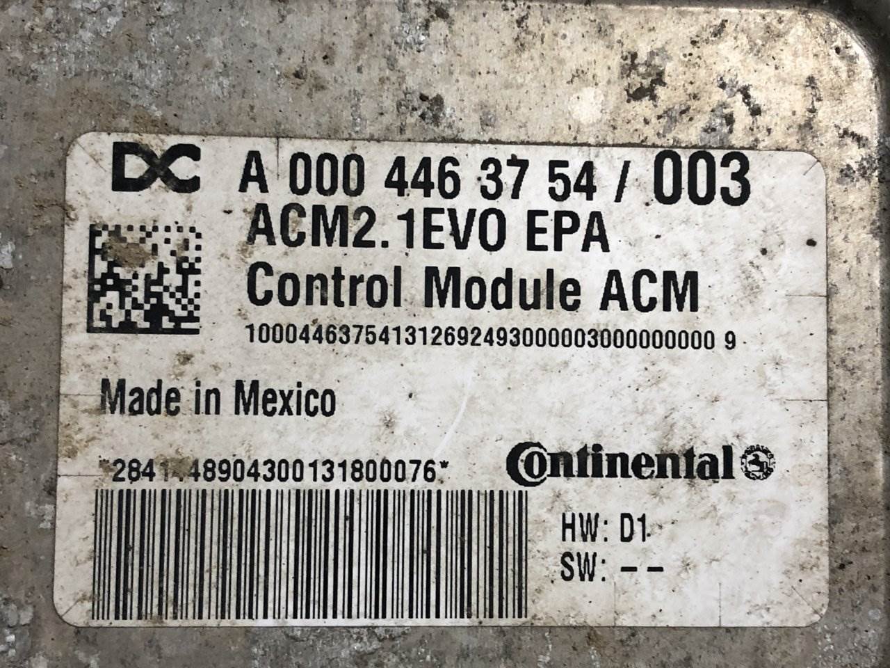 2014 Detroit DD15 Aftertreatment Control Module (ACM) for a