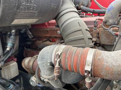 Cummins ISX Air Transfer Tube for a Peterbilt 387