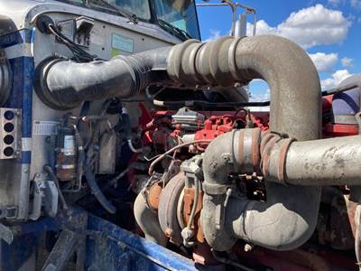 Cummins ISX15 Air Transfer Tube for a Peterbilt 389