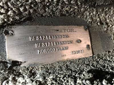 Meritor MFS-12 Front Axle Assembly for a Freightliner Cascadia