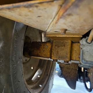 Case 580E Rear Axle Assembly