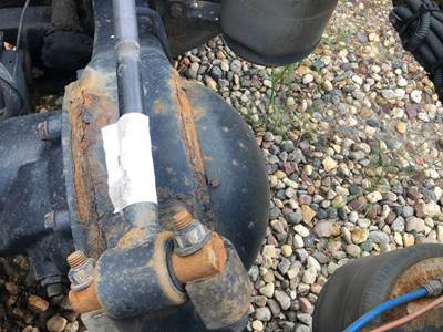 Meritor MR2014X Rear Axle Housing for a Freightliner Cascadia