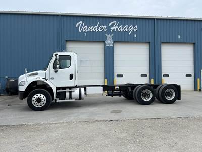 Freightliner M2 106 Tandem Axle Cab & Chassis Truck - Cummins, 350HP, 6 Speed Allison Rds Automatic