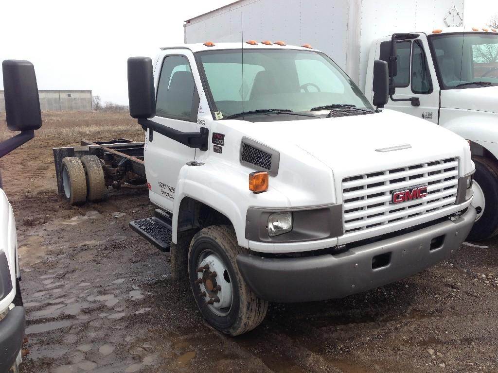 2009 gmc topkick c4500 medium duty cab chassis truck for sale