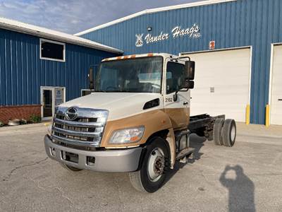 Hino 338 Tandem Axle Cab & Chassis Truck - J08E-TW, 260HP, Automatic