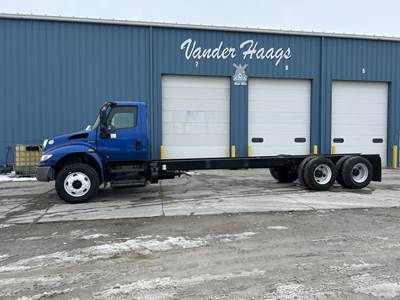 International MV Tandem Axle Cab & Chassis Truck - Cummins, 260HP, 6 Speed Allison Hs Automatic
