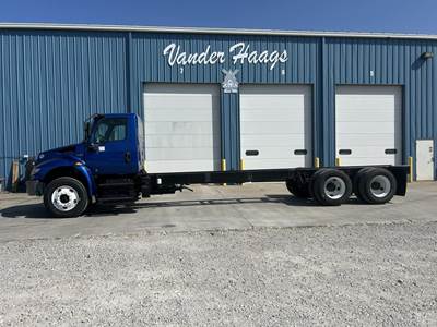 International MV Tandem Axle Cab & Chassis Truck - Cummins, 260HP, 6 Speed Allison Hs Automatic