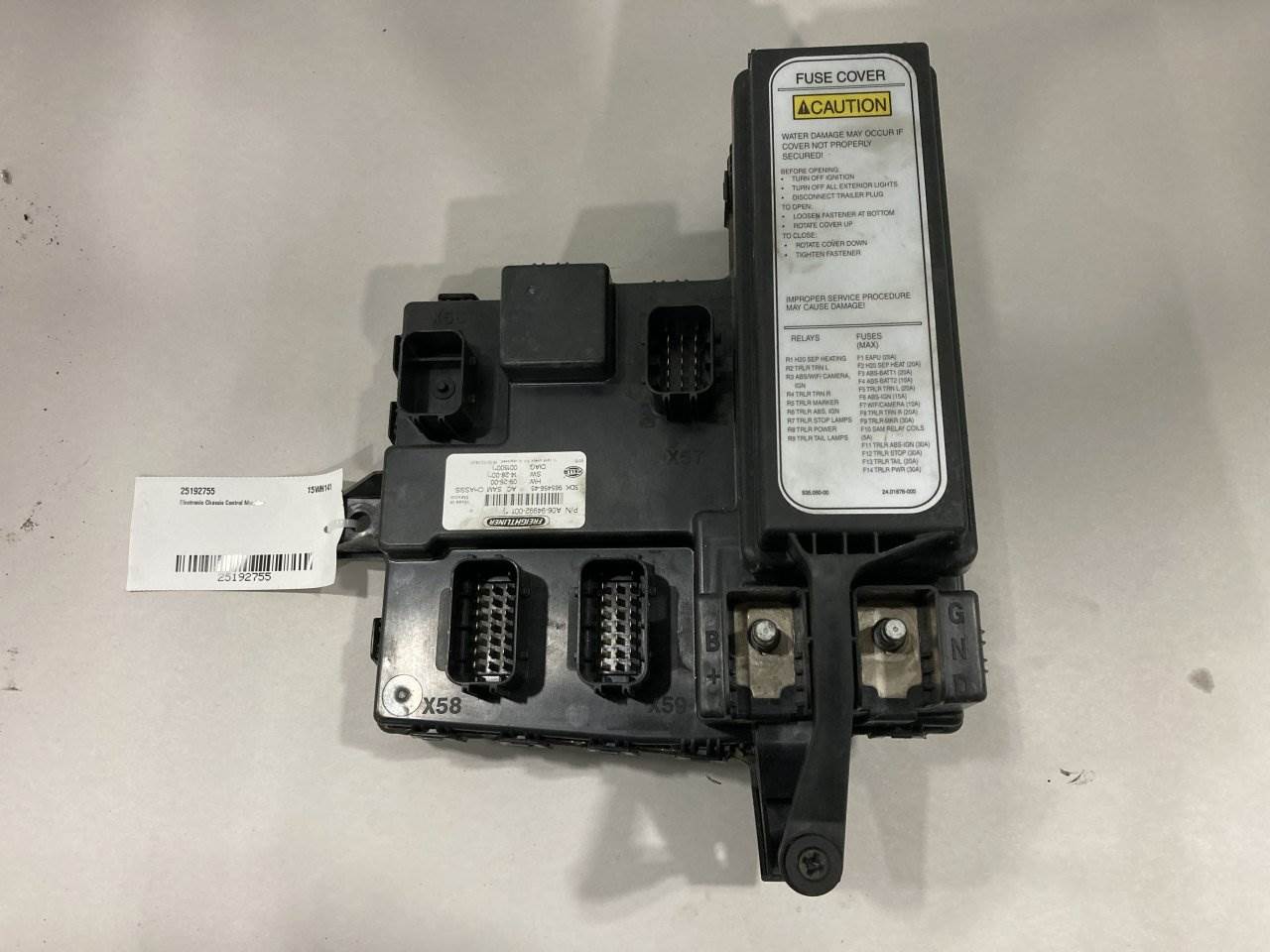 2015 Freightliner Cascadia Chassis Control Module For Sale Winimac