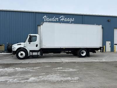Freightliner M2 106 22 ft Box Truck - 220HP, 5 Speed Allison Rds Automatic, Roll up Door