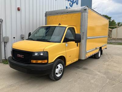 GMC Savana G3500 16 ft Box Truck - 360HP, Automatic, Roll up Door