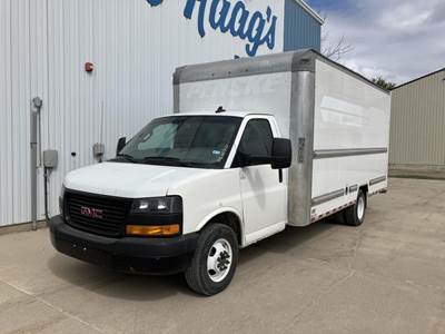GMC Savana G3500 16 ft Box Truck - Automatic, Roll up Door