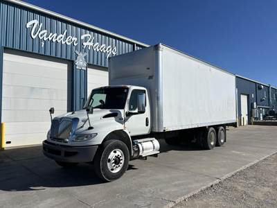 International MV 26 ft Box Truck - 350HP, 6 Speed Allison Rds Automatic, Roll up Door, Liftgate