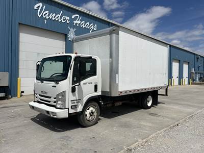Isuzu NPR 16 ft Box Truck - 350HP, 6 Speed Automatic