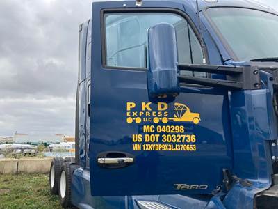 Kenworth T680 Front Door Assembly