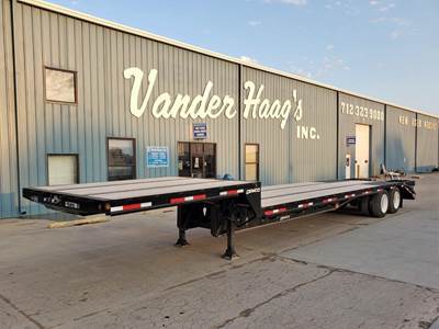 Demco 45x102 Steel Drop Deck Trailer - Spring, Fixed Axle