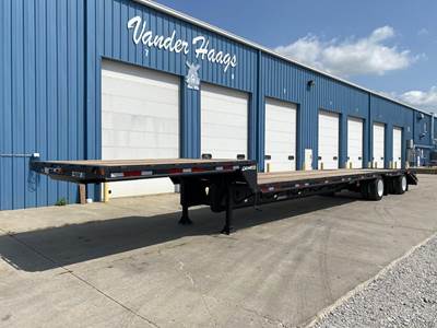 Demco 53x102 Steel Drop Deck Trailer - Air Ride, Spread Axle