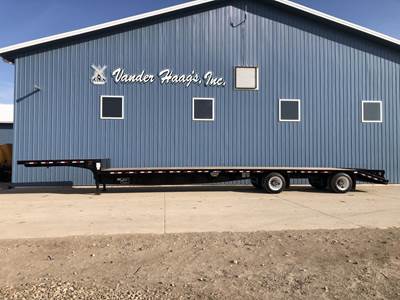 JET 53x102 Steel Drop Deck Trailer - Air Ride, Spread Axle