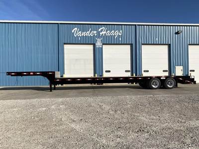 Neville 48x102 Steel Drop Deck Trailer - Spring, Fixed Axle