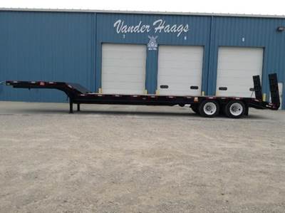 Neville 43x102 Steel Drop Deck Trailer - Spring, Fixed Axle