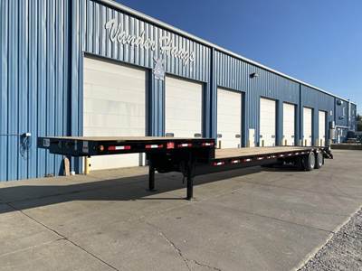 Neville 48x102 Steel Drop Deck Trailer - Spring, Fixed Axle