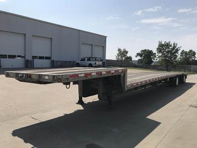 Reitnouer 53ft Drop Deck Trailer - Air Ride, Sliding Spread Axle