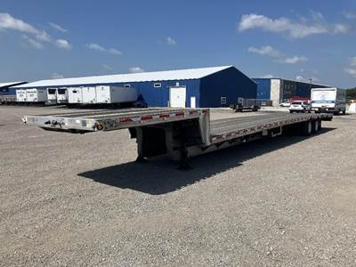 Reitnouer 53x102 Aluminum Drop Deck Trailer - Air Ride, Sliding Spread Axle