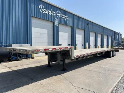 Reitnouer DropMiser 53x102 Aluminum Drop Deck Trailer - Air Ride, Sliding Spread Axle