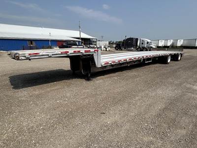 Reitnouer DropMiser 53x102 Aluminum Drop Deck Trailer - Air Ride, Sliding Spread Axle