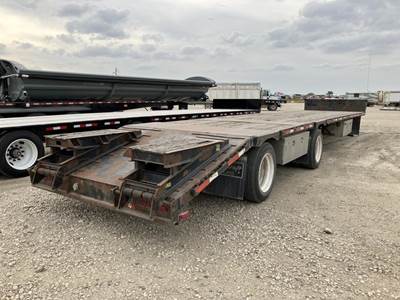 Transcraft 53x102 Steel Drop Deck Trailer - Air Ride, Spread Axle