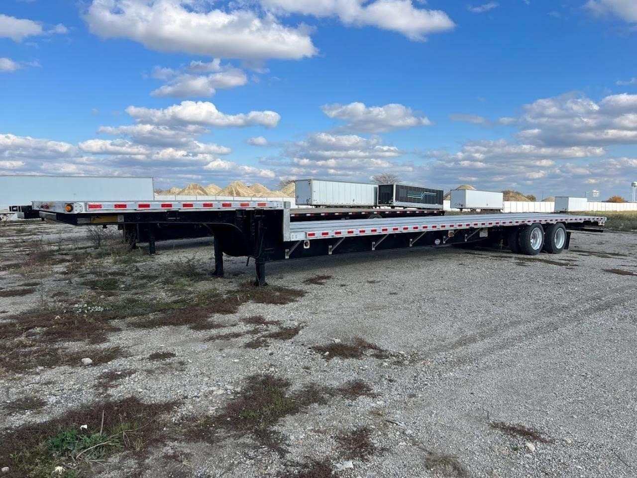 2013 UTILITY 53x102 Drop Deck Trailer Air Ride, Sliding Axle For Sale