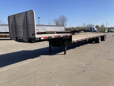UTILITY 48x102 Steel Drop Deck Trailer - Air Ride, Fixed Axle