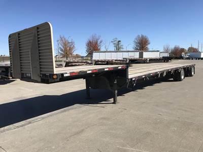 UTILITY 48x102 Steel Drop Deck Trailer - Air Ride, Fixed Axle