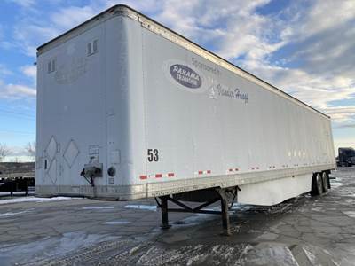 Great Dane 53 ft Dry Van Trailer - Roll up Door, Air Ride, Sliding Axle