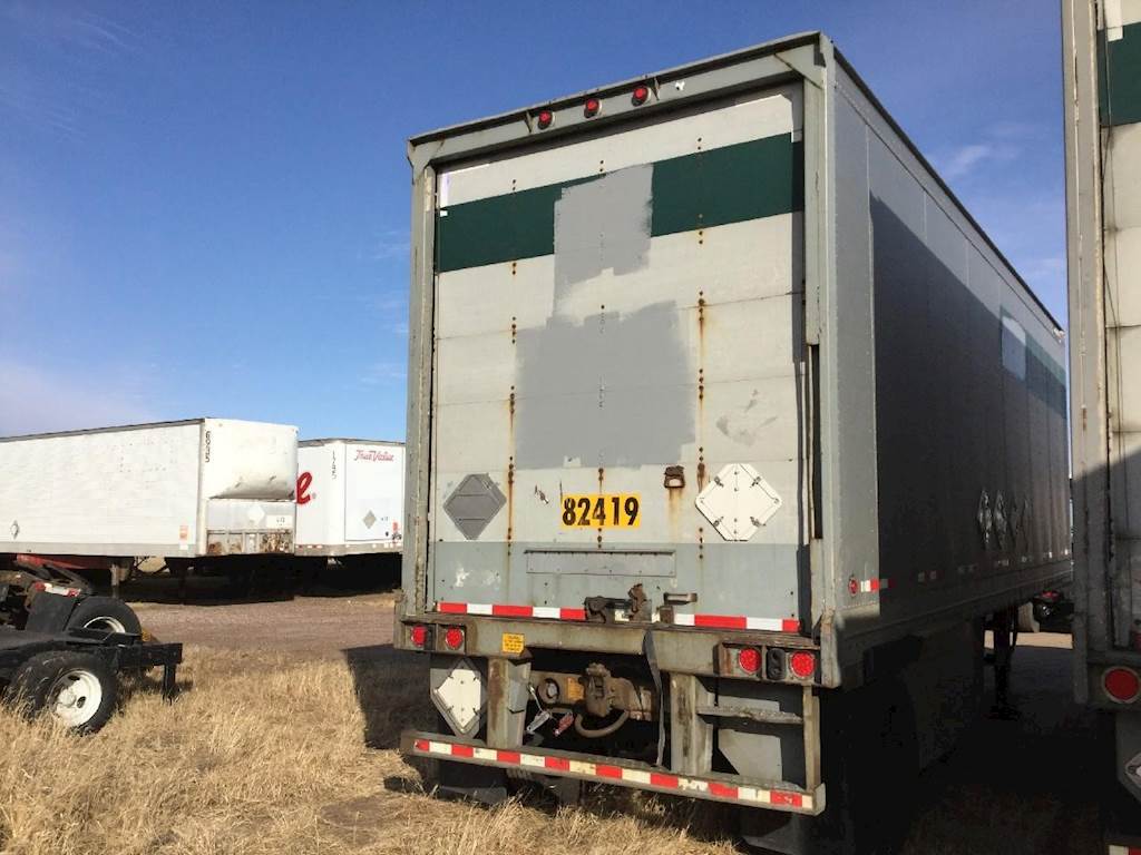 2005 Great Dane 28 ft Dry Van Trailer Roll up Door, Spring, Single