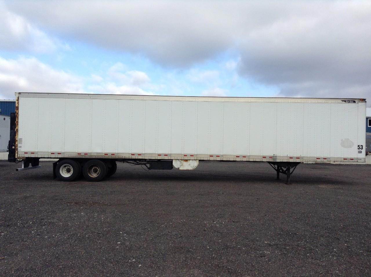 2012 Great Dane 53 ft Dry Van Trailer Roll up Door, Spring, Liftgate