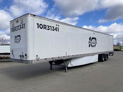 Hyundai 53 ft Dry Van Trailer - Roll up Door, Air Ride, Sliding Axle