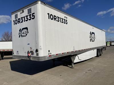 Hyundai 53 ft Dry Van Trailer - Roll up Door, Air Ride, Sliding Axle