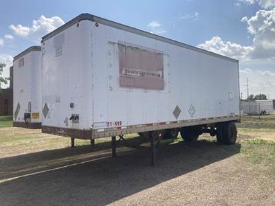 Monon 28 ft Dry Van Trailer - Roll up Door, Spring, Single Axle