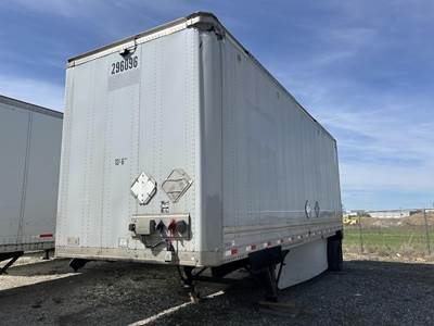 Stoughton 28 ft Dry Van Trailer - Roll up Door, Spring, Single Axle, Fixed Axle
