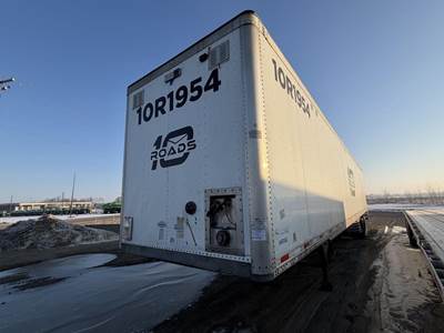 Vanguard 53 ft Dry Van Trailer - Roll up Door, Air Ride, Sliding Axle