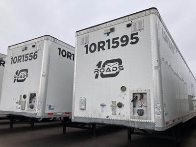 Vanguard 53 ft Dry Van Trailer - Roll up Door, Air Ride, Sliding Axle