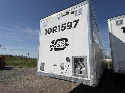 Vanguard 53 ft Dry Van Trailer - Roll up Door, Air Ride, Sliding Axle