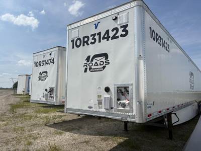 Vanguard 53 ft Dry Van Trailer - Roll up Door, Air Ride, Sliding Axle