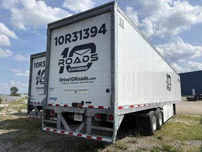 Vanguard 53 ft Dry Van Trailer - Roll up Door, Air Ride, Sliding Axle
