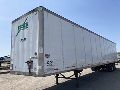 Wabash 53 ft Dry Van Trailer - Swing Door, Spring, Sliding Axle