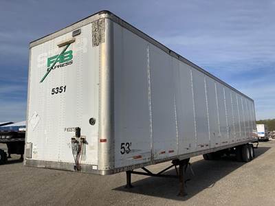 Wabash 53 ft Dry Van Trailer - Swing Door, Spring, Sliding Axle