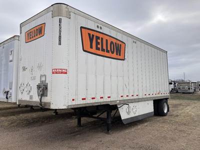 Wabash 28 ft Dry Van Trailer - Roll up Door, Spring, Single Axle, Fixed Axle