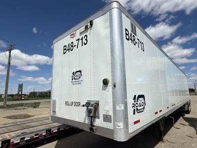 Wabash 48 ft Dry Van Trailer - Roll up Door, Air Ride, Liftgate, Sliding Axle